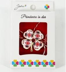 Flippy Martisor Brosa Mica in Cutie, Jolie, Dimensiune Brosa 2, 5-3 cm, Material Metal, Model Trifoi Traditional, Multicolor (teo-134772)