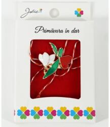 Flippy Martisor Brosa Mica in Cutie, Jolie, Dimensiune Brosa 2, 5-3 cm, Material Metal, Model Ghiocel, Multicolor (teo-134738)