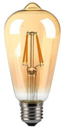 V-TAC Bec Led St64 E27 8w Cu Filament 2200k Alb Cald Model Edison (sku-214421) - artledconcept