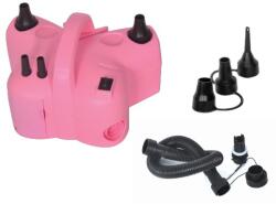 Flippy Pompa Electrica de Umflat Baloane, Flippy, cu Doua Iesiri, Accesorii Incluse, 220V, Putere 600W, Accesorii petrecere, Roz (teo-131438)