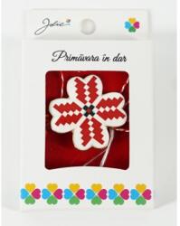 Flippy Martisor Brosa Mica in Cutie, Jolie, Dimensiune Brosa 2, 5-3 cm, Material Metal, Model Trifoi Traditional, Multicolor (teo-134754)