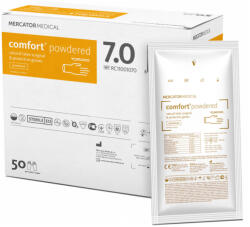 Mercator Medical comfort mănuși sterile din latex cu pudră 7.0 (RC11001070)