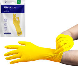 Mercator Medical Mănuși de cauciuc de uz casnic Mercator galben - S (RG10004002)