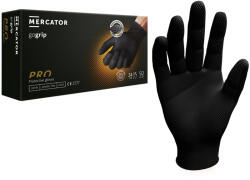 Mercator Medical gogrip mănuși din cauciuc nitrilic EXTRA groase negru M (RP30023003_0001)
