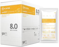 Mercator Medical comfort mănuși sterile din latex cu pudră 8.0 (RC11001080)