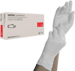 Santex Mănuși de cauciuc Santex Latex alb L (RD11086004)