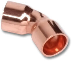 Réz forraszidom 45° ív 108mm BB (SA-15041108)