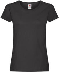 Fruit of the Loom Női póló Rövid ujjú Fruit of the Loom Original T Lady-Fit - XL, Fekete