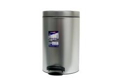 Eurogold SIRIUS 14l 40x25cm ezüst pedálos szemetes (801214 SILVER) - officedepot