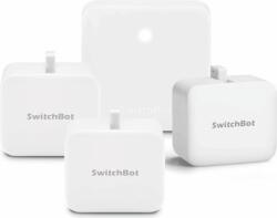 SwitchBot W3400010 Wifi Okos hőmérő és páratartalom érzékelő 3db + Mini HUB - Fehér (W3400010-BUNDLE-HUB-MINI)