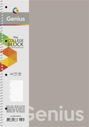 Shkolyaryk Publishing House Caiet cu spirală, A4, cu linii, 80 de coli, copertă PP, SHKOLYARYK "Genius", mixt A4-080-6803L (A4-080-6803L)