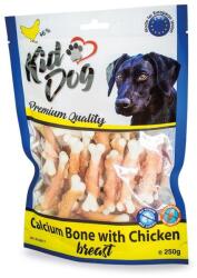 KIDDOG Kid Dog Piept de pui pe cub de calciu 250 g