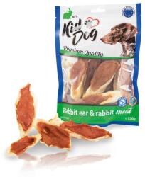 KIDDOG Kid Dog Ureche de iepure cu carne de iepure 250 g