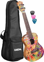 Cascha HH 2607 Art Series Flowers Ukulele concert (HH 2607)