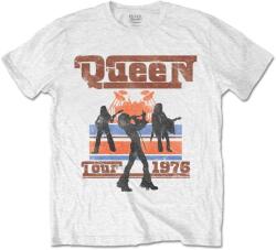 Queen 1976 Tour Silhouettes White 2XL Ing (QUTS17MW05)