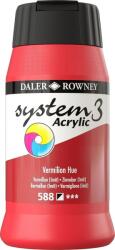 Daler-Rowney System3 Akril festék Vermilion Hue 500 ml 1 db (129500588)