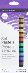 Daler-Rowney Simply Soft Pastels Szárazpasztell készlet 12 db (157500112)