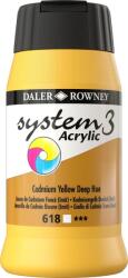 Daler-Rowney System3 Akril festék Cadmium Yellow Deep Hue 500 ml 1 db (129500618)