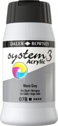 Daler-Rowney System3 Akril festék Warm Grey 500 ml 1 db (129500078)