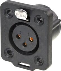 Neutrik NC3FDX-TOP XLR csatlakozó (NC3FDX-TOP)