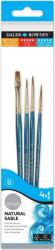 Daler-Rowney Simply Watercolour Brush Natural Ecsetkészlet 4 db (216910401)