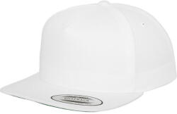 FLEXFIT Klasszikus 5 paneles Snapback sapka fehér