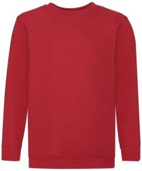 Fruit of the Loom Gyermekek/gyerekek prémium beállított melegítőfelső 9 - 11 ÉVES vörös - decathlon - 11 390 Ft