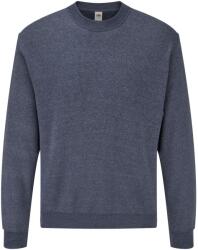 Fruit of the Loom Unisex felnőtt Classic Heather beállított pulóver M kék