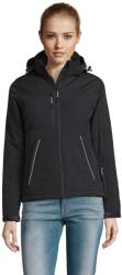 SOL'S Női Rock Padded Soft Shell kabát L fekete