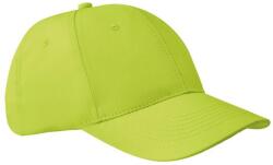 SOL'S Apollo 6 paneles baseball sapka sárga|zöld