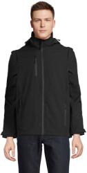 SOL'S Unisex felnőtt Falcon 3 az 1ben Soft Shell kabát XS fekete