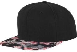FLEXFIT Klasszikus ProStyle virágos Snapback sapka fekete|vörös