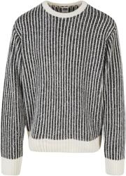Urban Classics Férfi kéttónusú túlméretezett pulóver 3XL barna|zöld