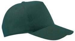 SOL'S Buzz 5 paneles baseball sapka vörös|zöld