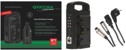 Patona Premium Gold Mount Duál Töltő Panasonic AN-190W BL-BP150 BP-150S 4-tűs XLR Kábellel (PT-1725)
