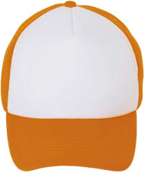 SOL'S Bubble színes blokk baseball sapka fehér|narancssárga|sárga