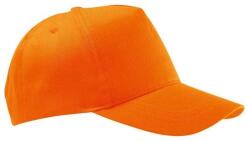 SOL'S Buzz 5 paneles baseball sapka narancssárga|sárga