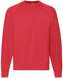 Fruit of the Loom Unisex felnőtt klasszikus Raglan melegítő pulóver XL vörös - decathlon - 13 190 Ft