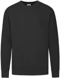 Fruit of the Loom Unisex felnőtt könnyű, beállított melegítőfelső 2XL fekete