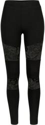 Urban Classics Női csipke részlet leggings 5XL fekete