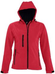 SOL'S Női Replay Soft Shell kabát S vörös