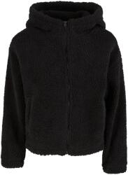 Urban Classics Női Sherpa kapucnis gyapjú kabát 2XL fekete