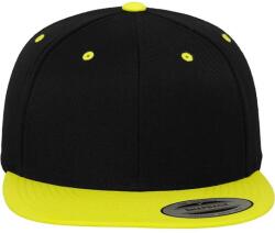 FLEXFIT Kéttónusú Snapback sapka fekete|sárga