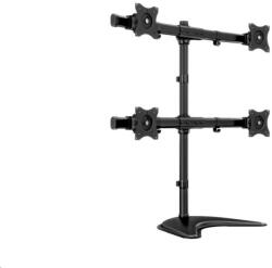 Multibrackets asztali rögzítő Deskstand Basic Quad dönthető, forgatható konzol, 15" - 27" fekete (7350073733347) (7350073733347) (7350073733347)