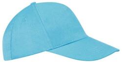 SOL'S Buzz 5 paneles baseball sapka kék|lila|mályva|szürke