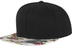 FLEXFIT Klasszikus ProStyle virágos Snapback sapka fekete|zöld