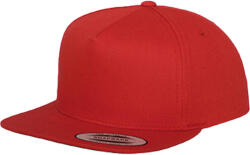 FLEXFIT Klasszikus 5 paneles Snapback sapka vörös