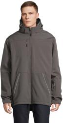 SOL'S Férfi Rock Padded Soft Shell kabát M barna|szürke