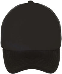 SOL'S Bubble színes blokk baseball sapka fekete