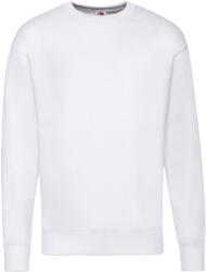 Fruit of the Loom Unisex felnőtt könnyű, beállított melegítőfelső 2XL fehér